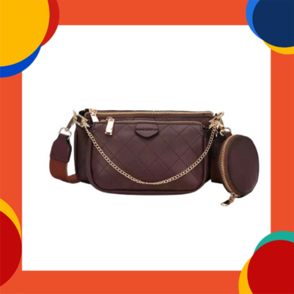 [COD] Shafiqa - Tas selempang slingbag mini fashion wanita cewek remaja korea kekinian terbaru murah