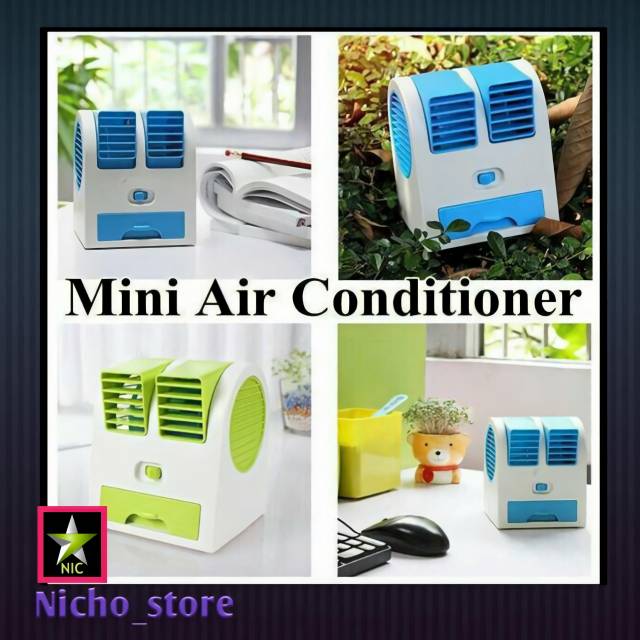 AC MINI DUDUK FRAGRANCE FAN 2 BLOWER ,RUANGAN JADI LEBIH SEGER