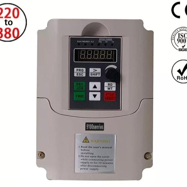 Vfd Inverter 7.5Kw 10Hp, Input 220V 1 Phase Dan Output 380V 3 Phase