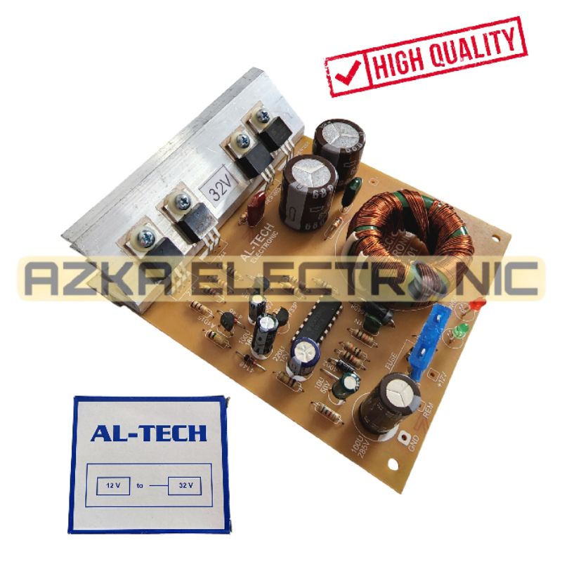 Kit Inverter 12V DC To 32V DC CT 7A