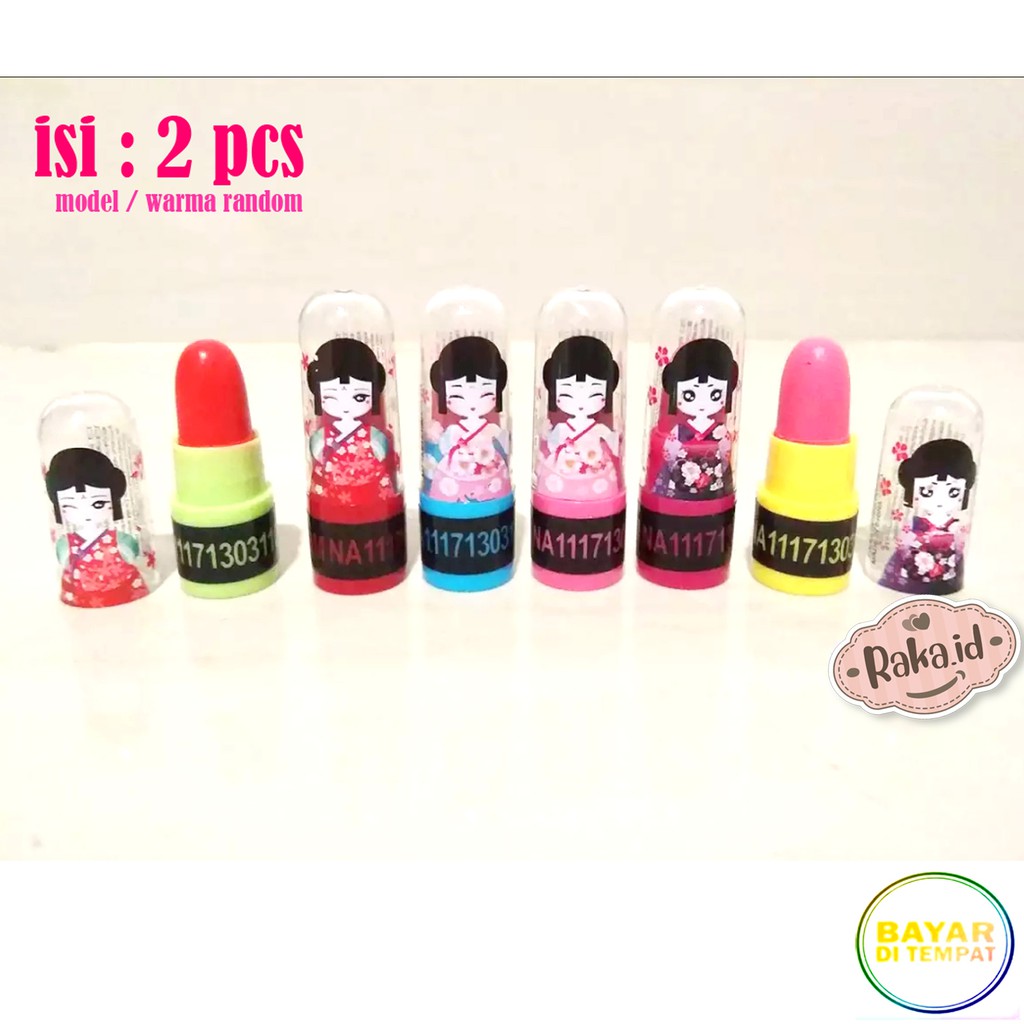 Raka Beauty - 2 pcs Ozera Cute Doll Lipstick / Ozera Cute Doll Lipstick / Lipbalm