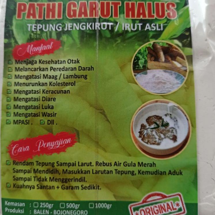 

【NEW】 tepung garut 500gr / pati garut / arrowroot / arrowroot powder / tepung garut / tepung pati ir