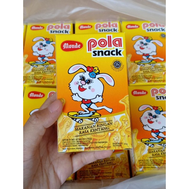 Jual Agen Distributor Cemilan Makanan Ringan Biskuit Pola Snack Rasa Kentang Murah Shopee 8579