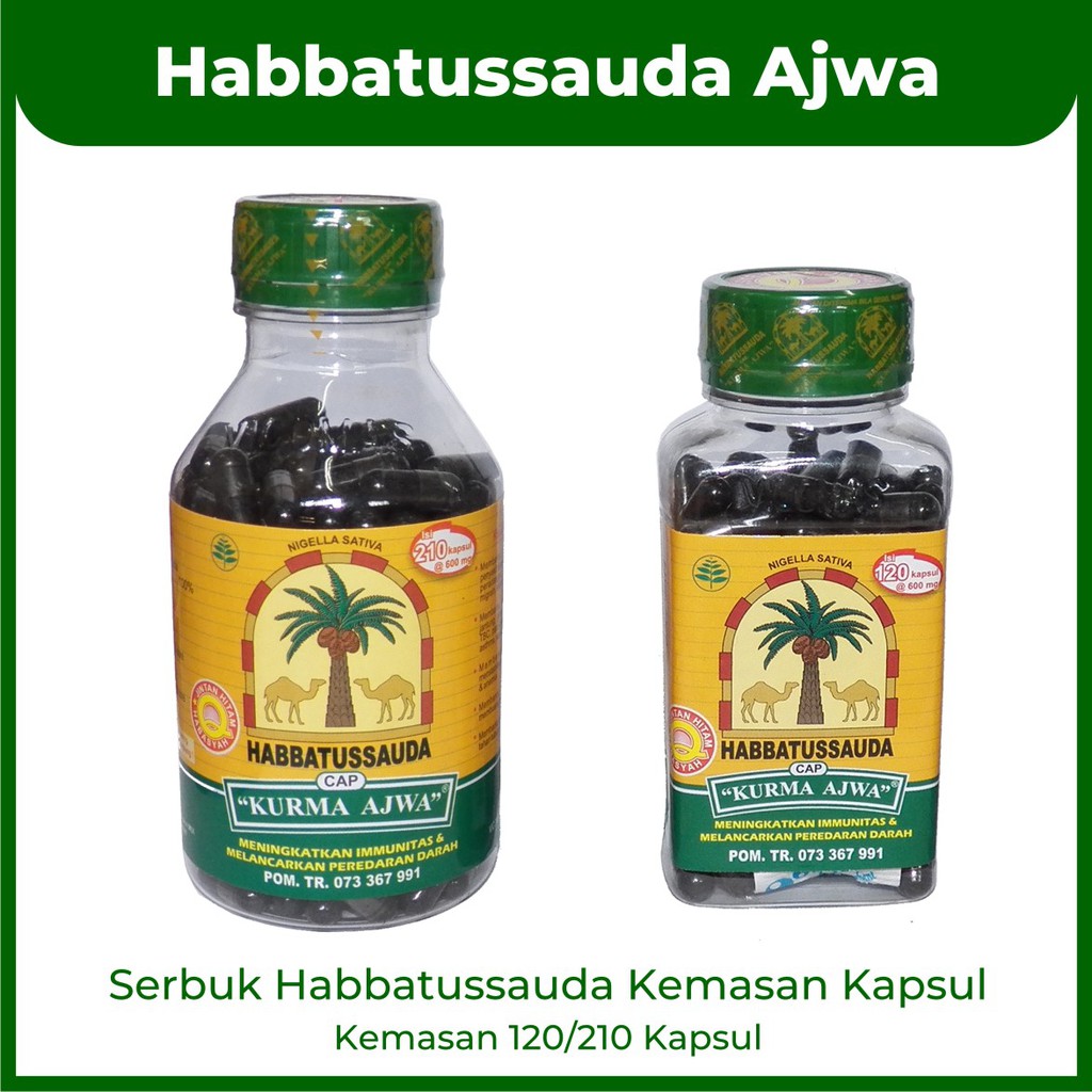 Habbatussauda Kurma Ajwa 210