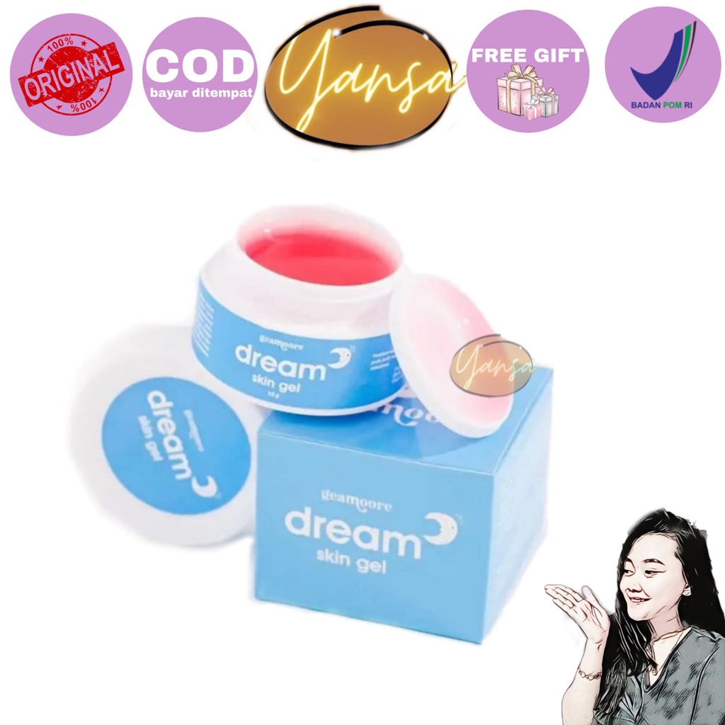 DREAM SKIN GEL RED JELLY BY GEAMOORE / CREAM MALAM /MOISTURIZER / SLEEP MASK