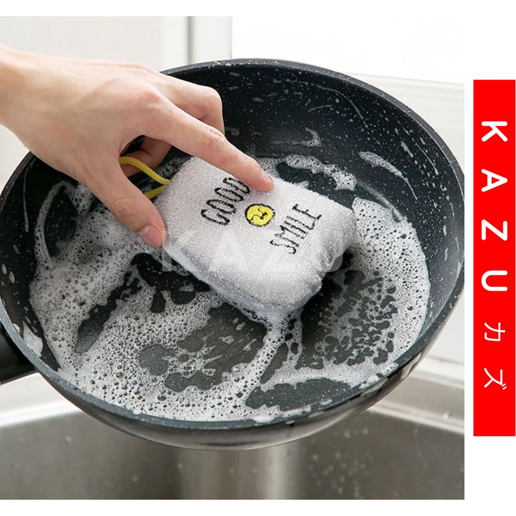 KAZU KHL244 Spons Cuci Piring Karakter Kitchen Sponge Spon Motif Lucu