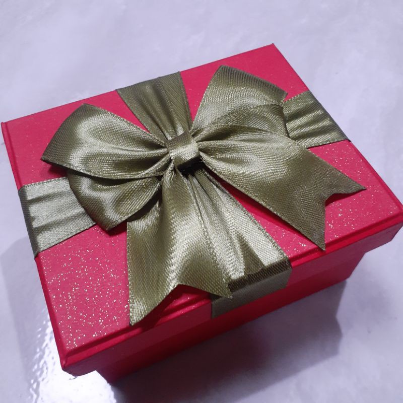 GiftBox Cantik Merah Apollo bisa custom ukuran silakan chat