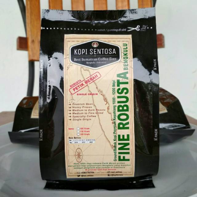 

Kopi Sentosa Premium Quality Fine Robusta Petik Merah Specialty. Kopi Bengkulu Robusta Petik Merah