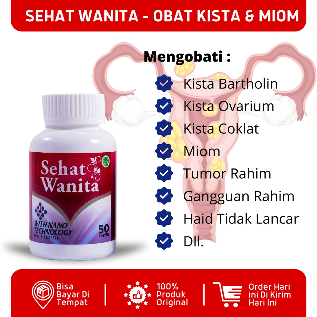 Obat Kista, Obat Kista Ovarium, Obat Kista Bartholin, Obat Kista Endometriosis, Obat Kista Miom, Oba