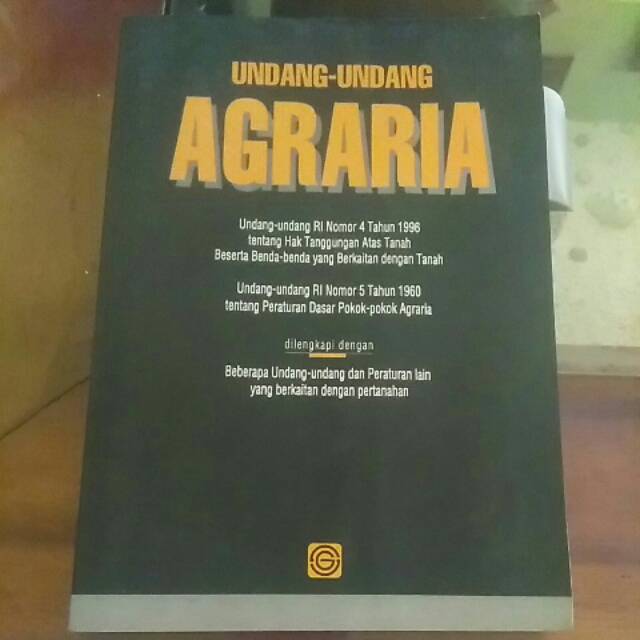 

UNDANG-UNDANG AGRARIA