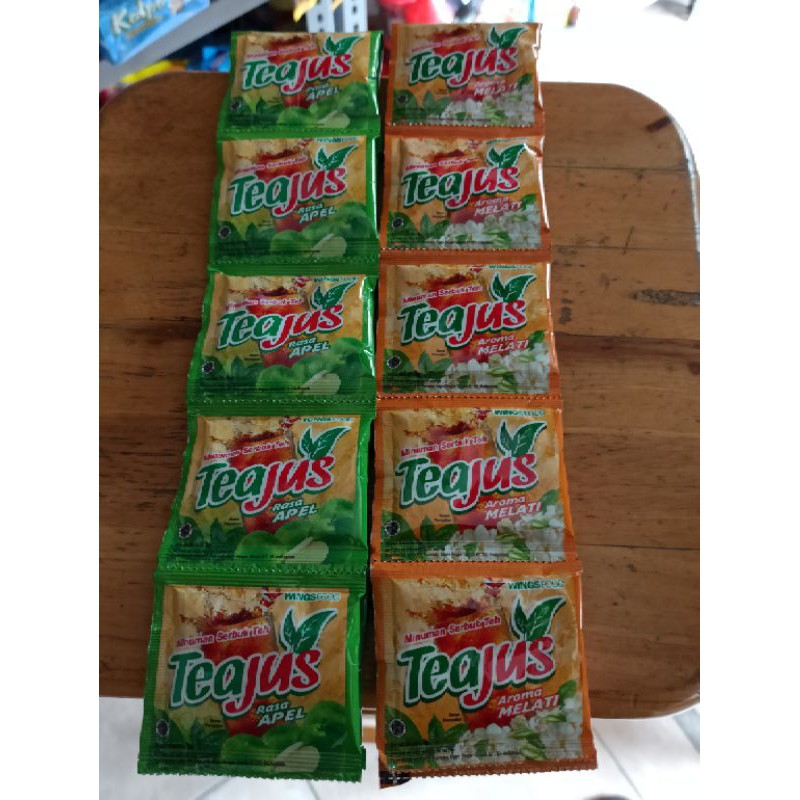 

Tea Jus Sachet Varians Rasa Apel Dan Melati Renceng Isi 10 Pcs