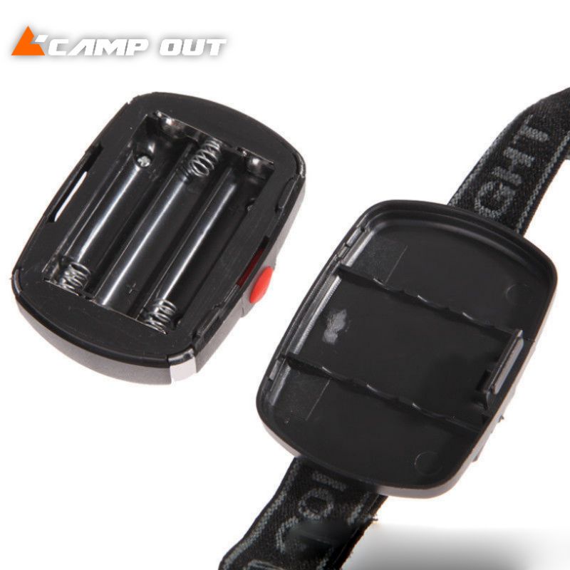 Headlamp - Senter Kepala - Senter camping - Taffled Headlamp Flashlight Waterproof LED 3 Modes COB Headlight