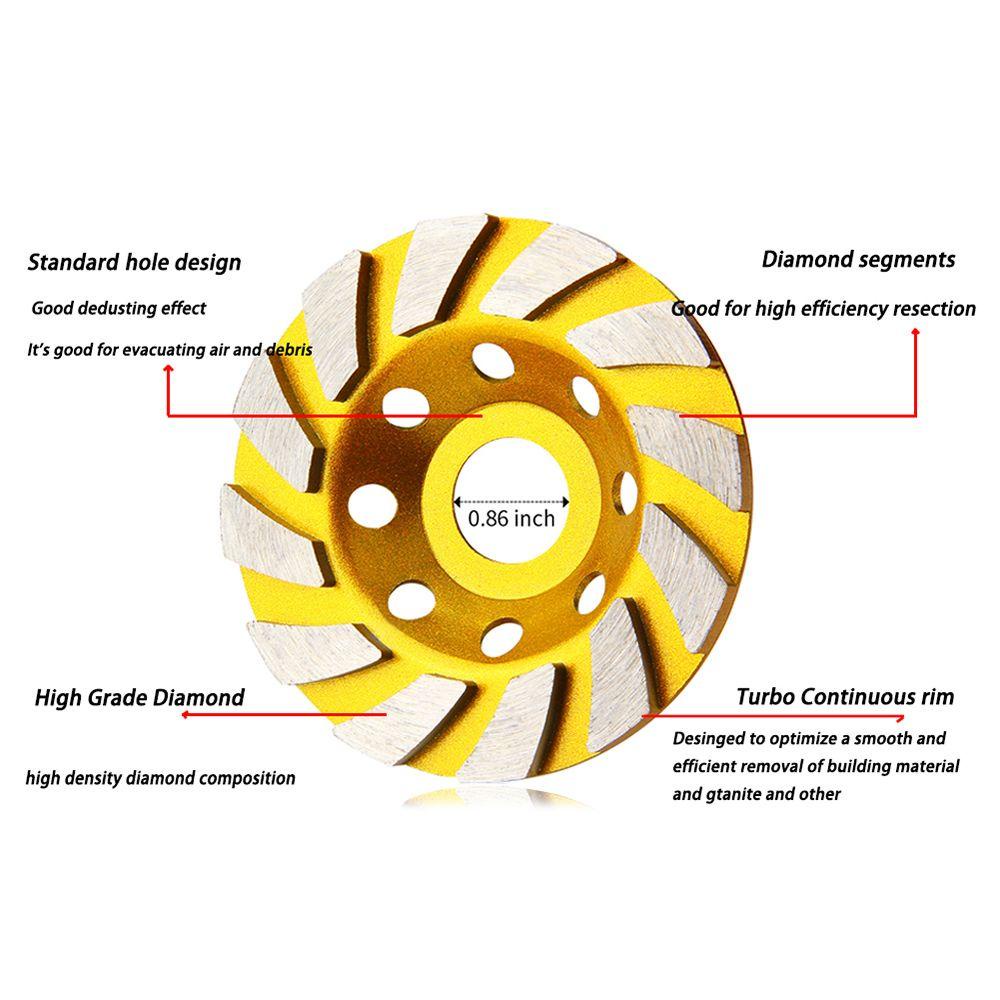 Piringan Gerinda Brazing Nanas|Power Tool Accessories Disc Untuk Bantalan Poles Beton