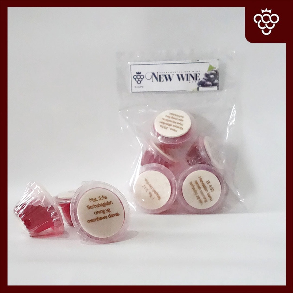 

Paket Perjamuan Kudus Lite + Hosti Ayat - isi 5