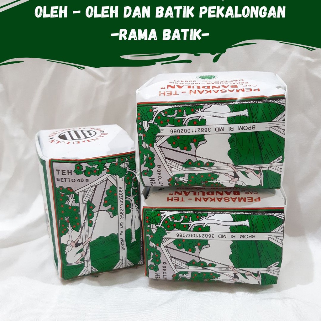 

1 pcs = Teh Daun 40 gram Teh Hitam Bubuk Tubruk Cap Bandulan | Asli Pekalongan | Oleh-Oleh Khas Pekalongan