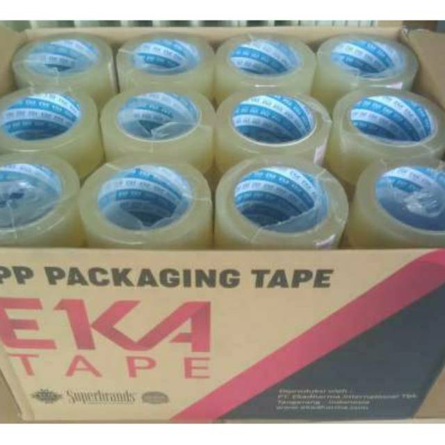 

Ekatape Lakban Bening 2 inch x 90 Yard (1 Dus )