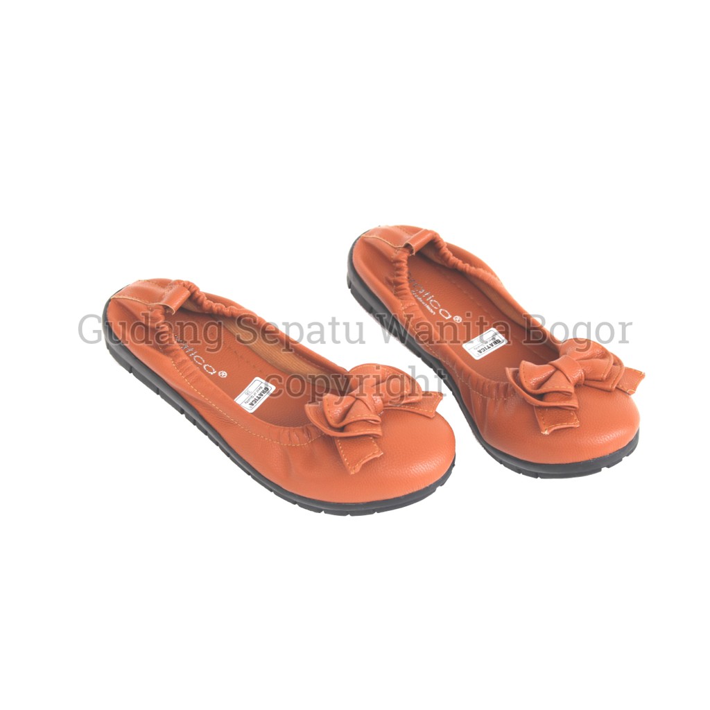 Gratica Sepatu Wanita Flat Shoes Pita Balet AS 31-TAN