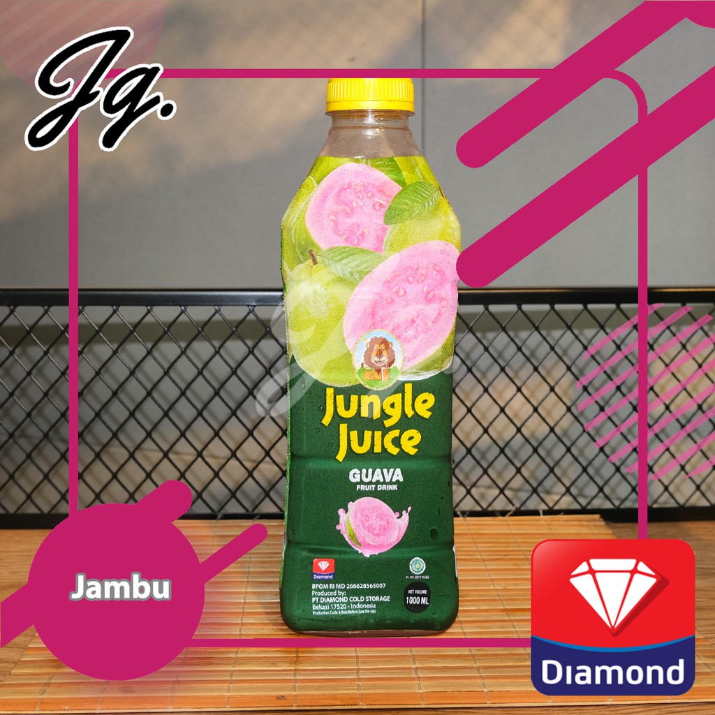 

JUNGLE JUICE 1 LITER GUAVA | JUS BUAH JAMBU 1L