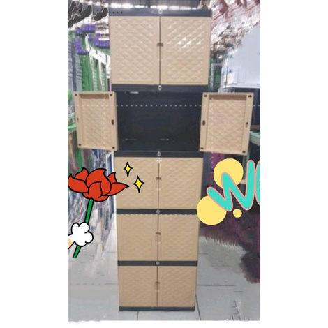 Lemari plastik  Renata mini susun 5