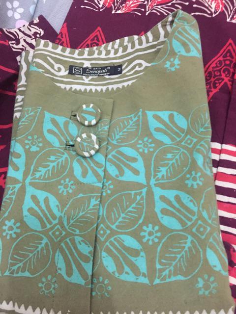 Atasan Batik Wanita S M L Xl