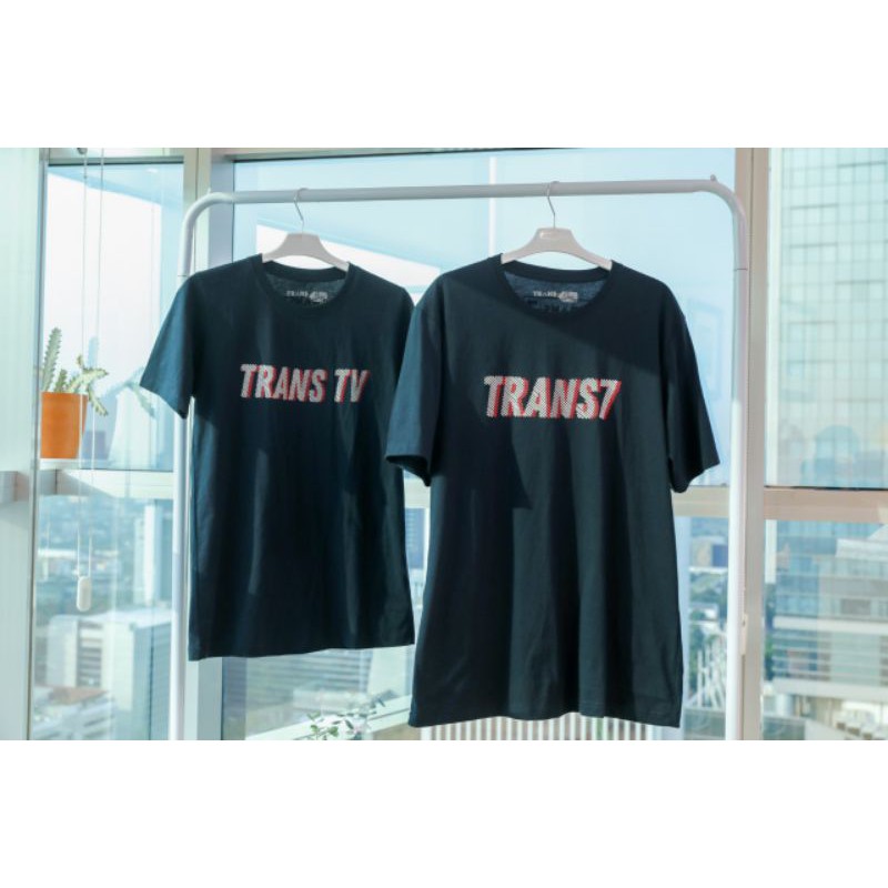 Kaos Trans Tv dan Trans 7 logo warna