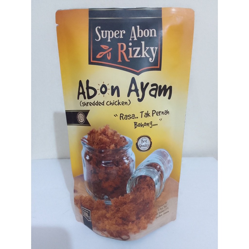 

SUPER RIZKY ABON AYAM ORIGINAL