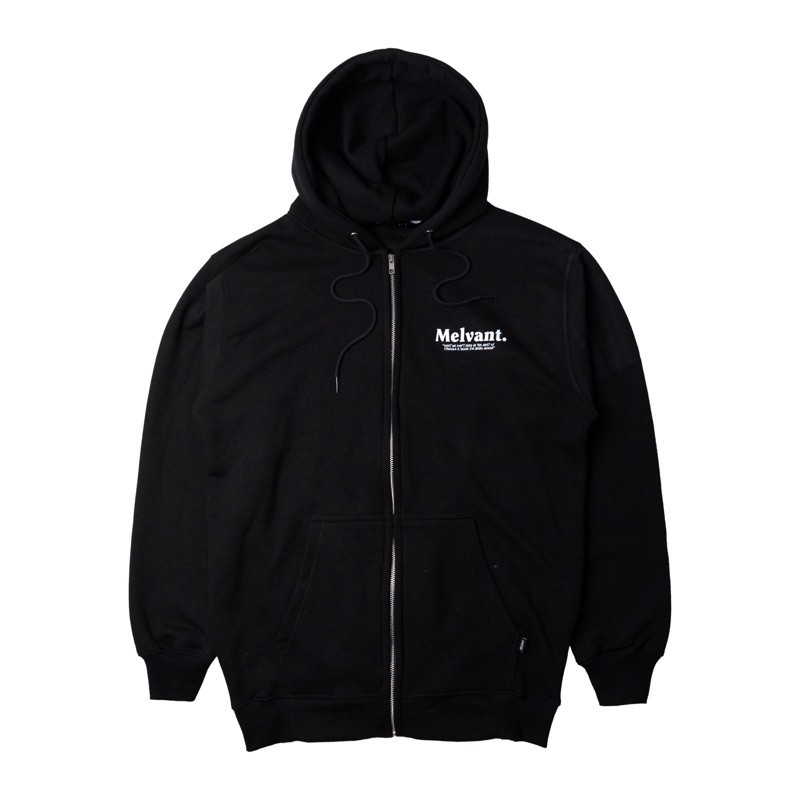 MZH KILLA BLACK - MELVANT JAKET ZIPPER HOODIE