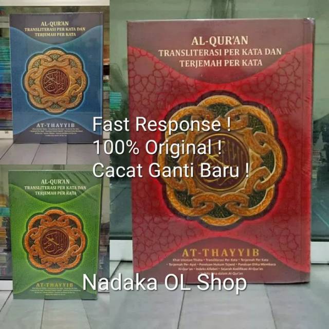 Alquran Terjemahan Kata per Kata Termurah At Thayyib Besar Uk. A4
