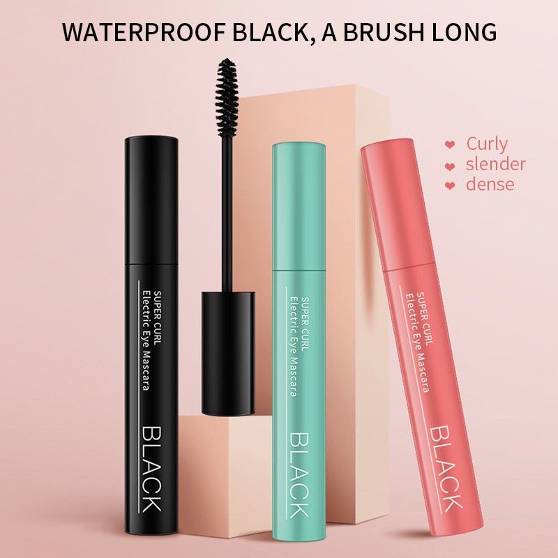 Lameila Electric Eye Mascara 3D 3 Warna Anti Air &amp; Tahan Lama / Lameila Mascara Melentikkan Waterproof Tahan Lama