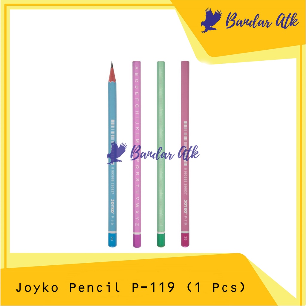 

JOYKO Pensil 2B P-119 P 119 Pencil 2B ECER [1 PCS]
