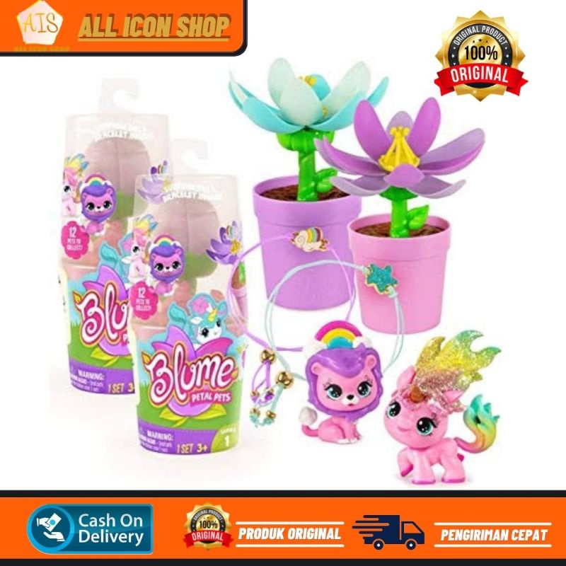 Blume petal pets surprise Series 1 Mainan anak cewek