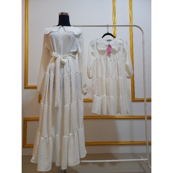 Midi Dress Couple Mom & Kids