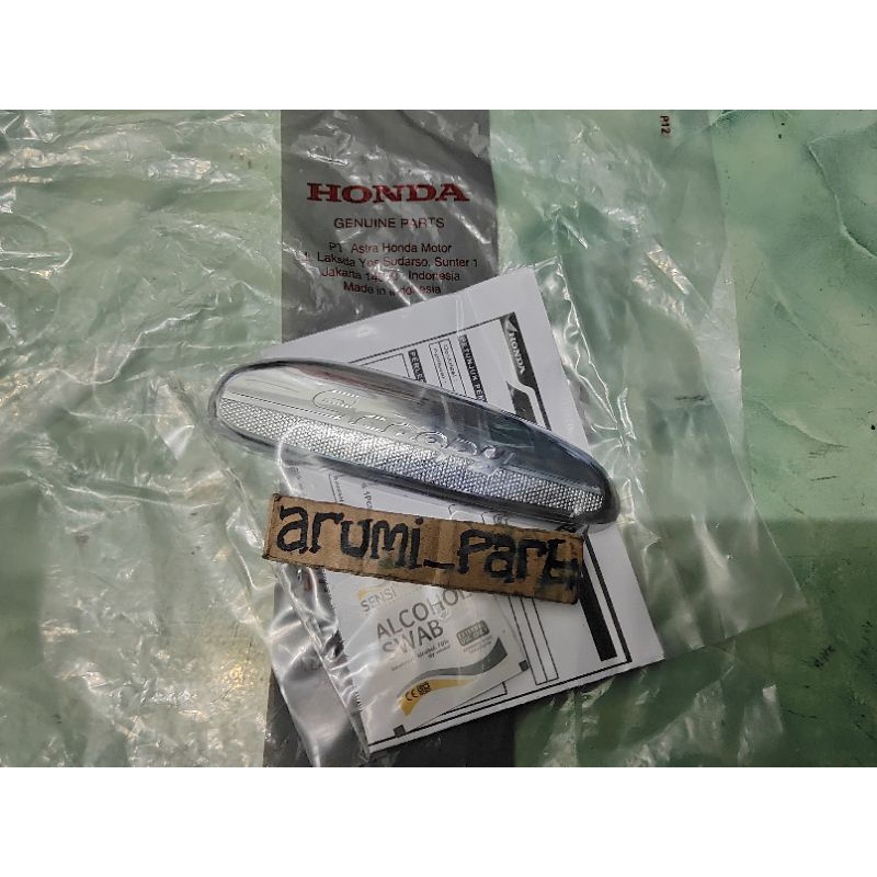 garnis Cover tameng knalpot honda Scoopy fi K16 2013-2016 original asesoris honda