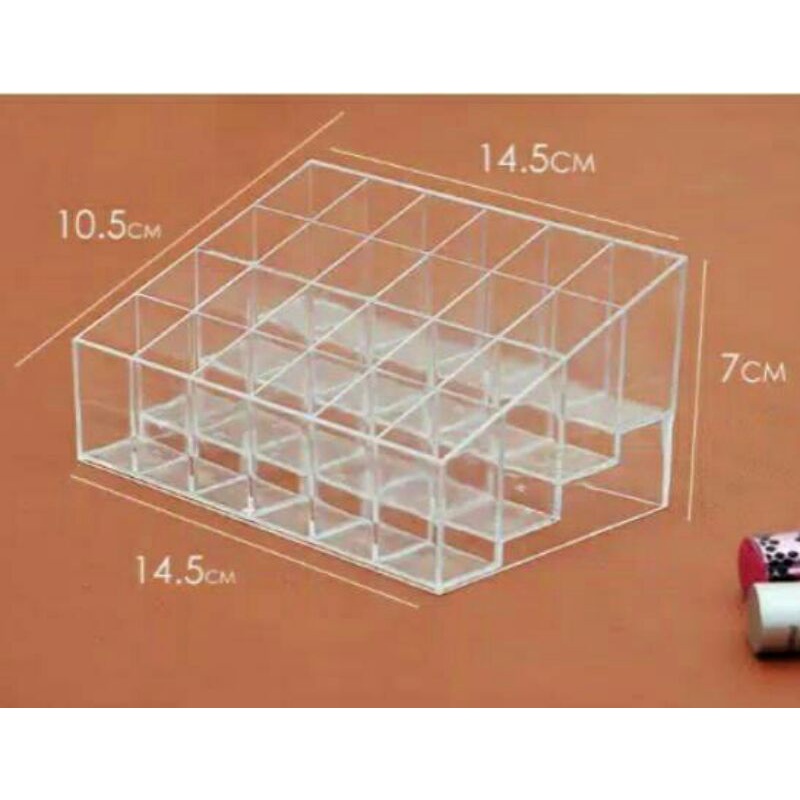 Lipstick display rack 15 cm X 10.5 cm X 7cm