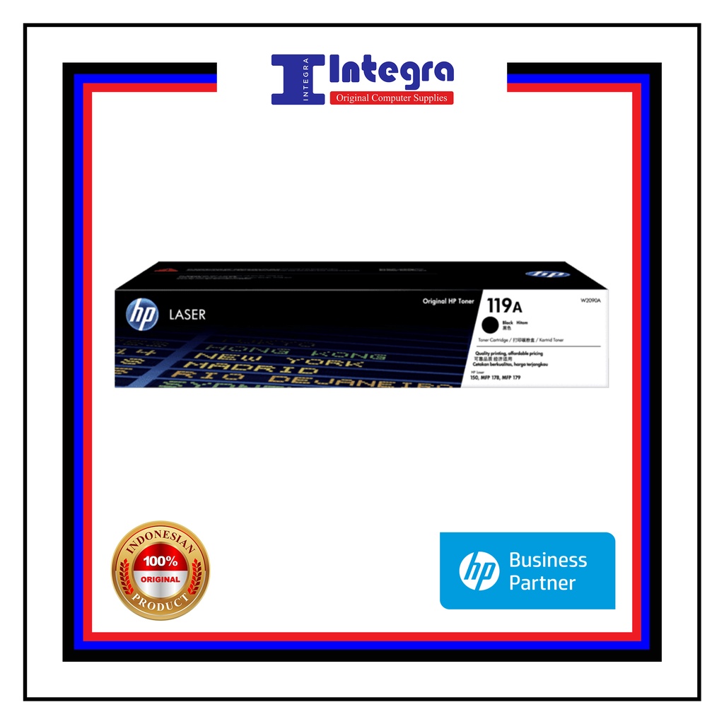 Toner HP 1 Set 119A ( Bk, C, M, Y ) Original LaserJet Cartridge - HP 150A 150NW 178NW 179FNW