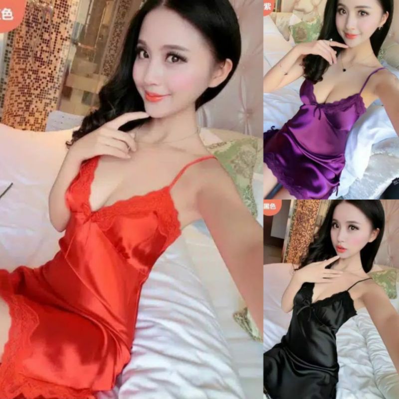 baju tidur wanita nr01 Korea piyama women mini