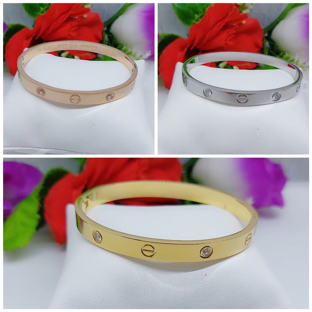 Gelang Titanium CT dewasa perhiasan fashion 0293