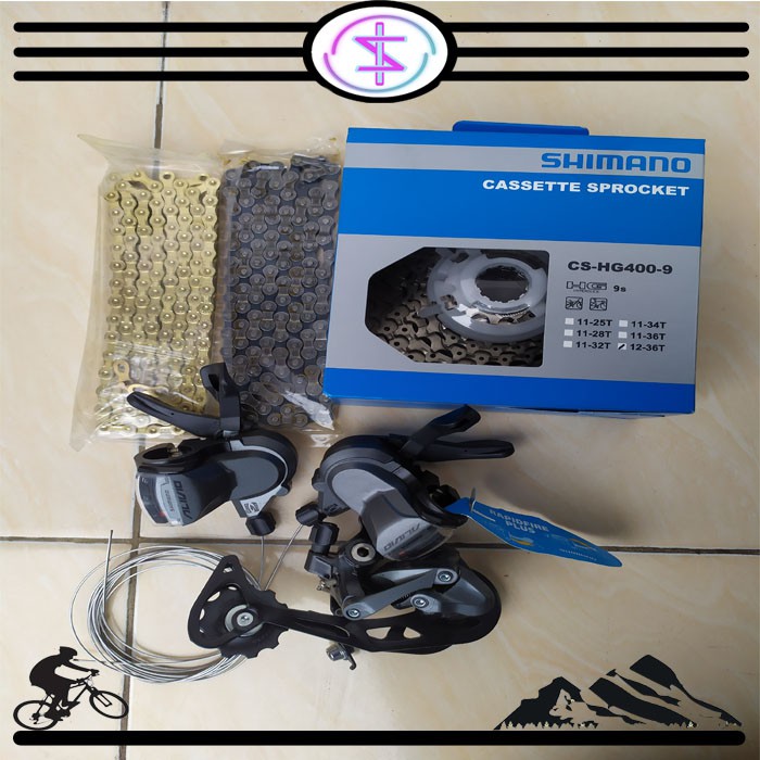 Grupset Groupset Medium Shimano ALIVIO M4000