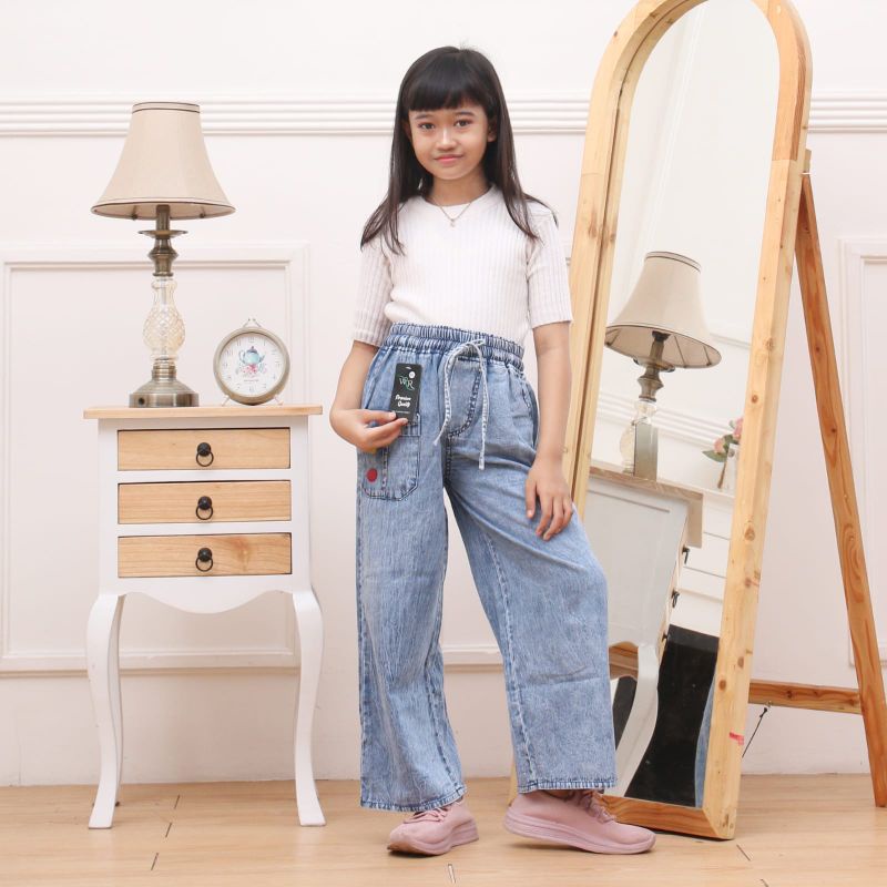 KULOT JEANS ANAK 6 -14 TAHUN/KULOT JEANS ANAK PEREMPUAN