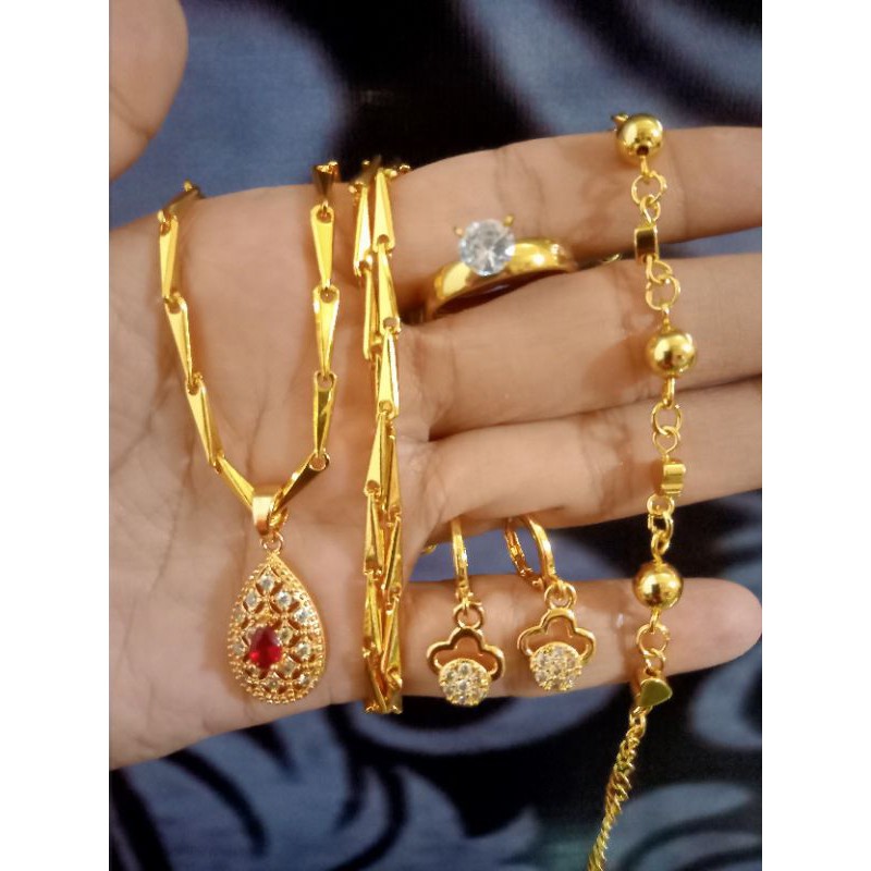 set_perhiasan_xuping_lapis_emas