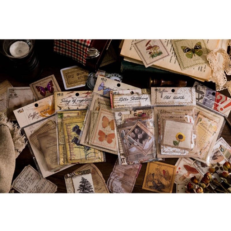 

[TO YOU] 30 PCS Time Sewing Machine Series Aesthetic Stickers Scrapbook Journal
