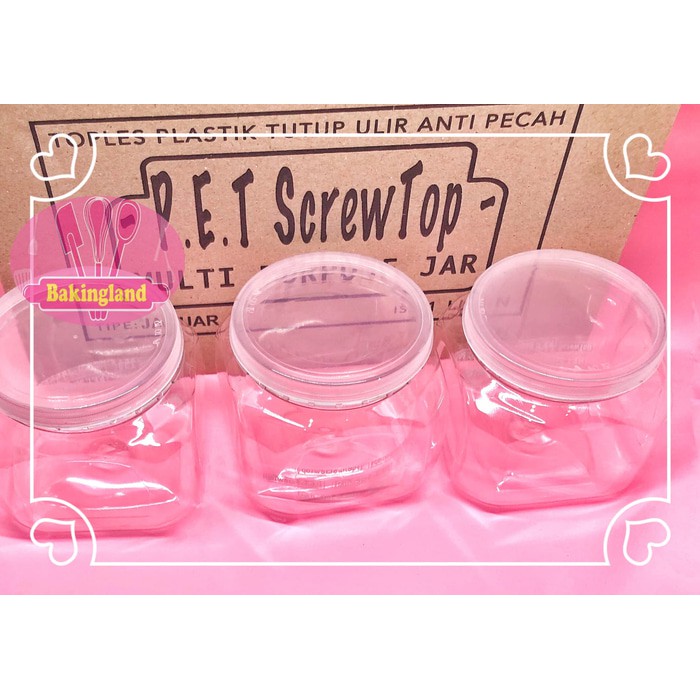 Toples kue Plastik Ulir