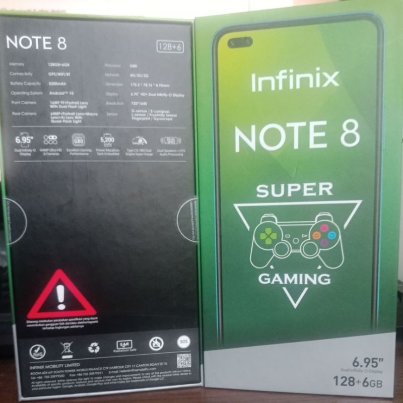 Infinix Note 8 ( 6/128GB ) Garansi Resmi