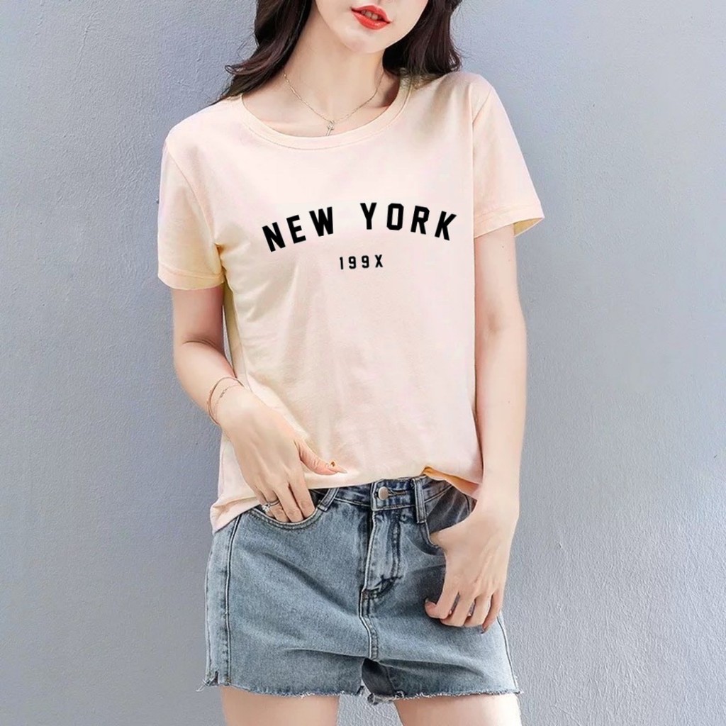 KAOS DISTRO WANITA ONECK NEW YORK /KAOS WANITA