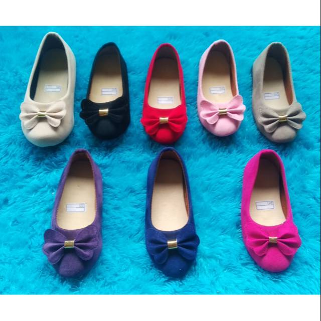 YASMINALSHOP11- Platshoes anak pita mutiara lucu terbaru