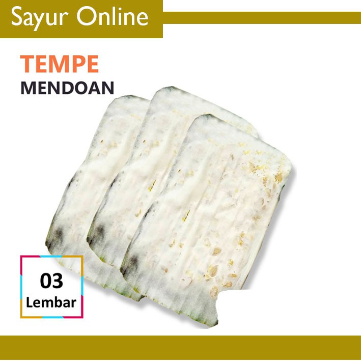 

[Sayuronline]TEMPE MENDOAN [80g, isi 3 Lembar]