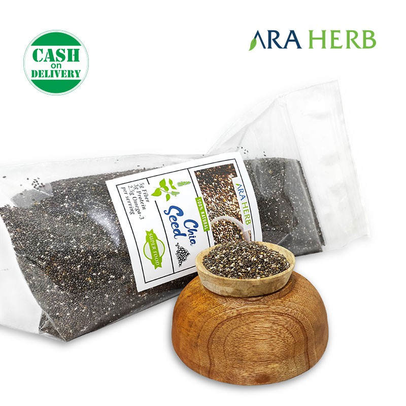 Chia Seeds Organik 1 Kg Black Chia Seeds