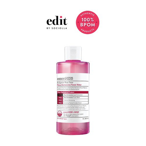 

EssenHerb Bulgarian Rose Toner 200ml - Edit by Sociolla