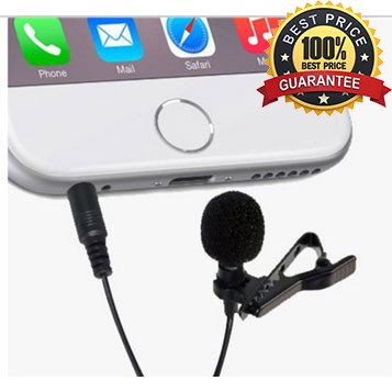 Microphone Clip On Khusus Hp Smartphone Gak Perlu Audio Splitter Shopee Indonesia