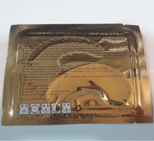 QIANSOTO masker mata crystal gold // MASKER MATA ORIGINAL // CRYSTAL GOLD COLLAGEN EYE